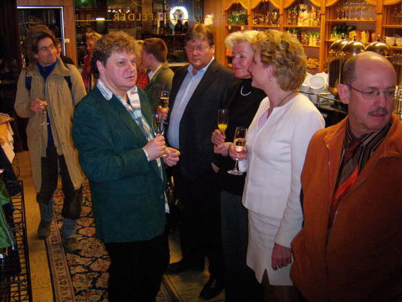 Armin Schanz und Vernissage Gste