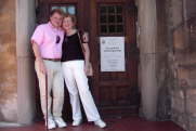 Armin & Sabine Schanz vor dem Katharinenaal