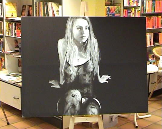 Paintographie "Sitting here"